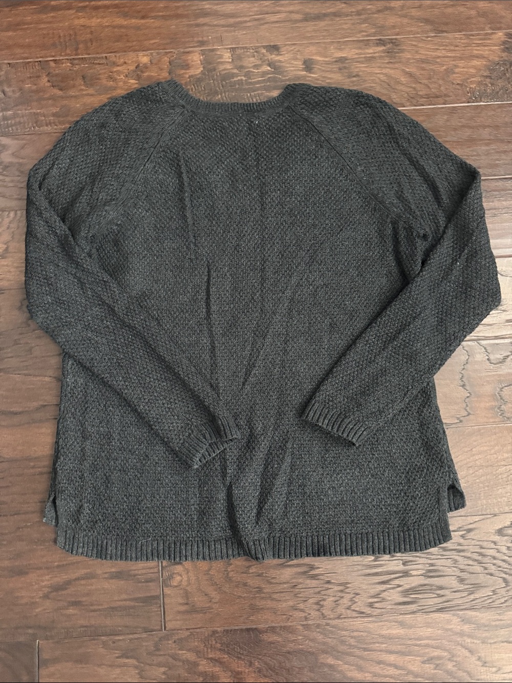 Sonoma Charcoal Cable V-Neck Sweater - Picture 7 of 7